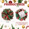 24 Pcs Christmas Tinsel Bows for Gift Wrapping 4 Inch Self Adhesive Christmas Gift Bows Toppers for Xmas Birthday Party Presents Decorations Holiday Gift Accessory(Green, Red)